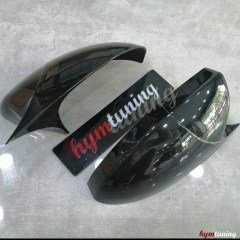 Renault Megane 4 Yarasa Ayna Kapağı Batman Kapak, ABS Plastik, Piano Black Parlak Siyah