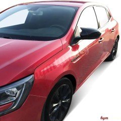Renault Megane 4 Yarasa Ayna Kapağı Batman Kapak, ABS Plastik, Piano Black Parlak Siyah