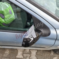 Citroen C3 MK1 Yarasa Ayna Kapağı Piano Black 2003 2010 yapıştırma Batman Kapak, ABS plastik