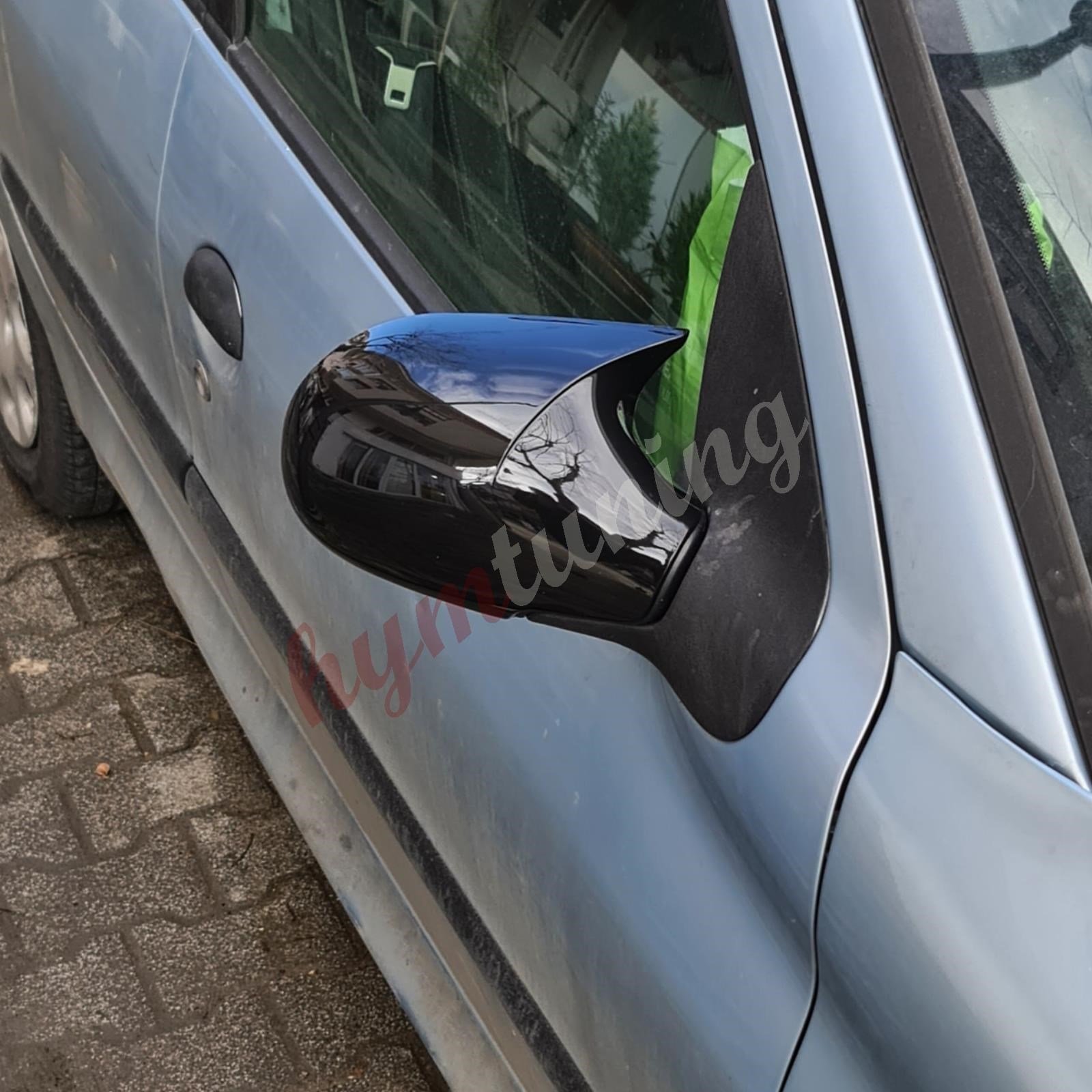 Citroen C3 MK1 Yarasa Ayna Kapağı Piano Black 2003 2010 yapıştırma Batman Kapak, ABS plastik