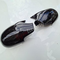 Citroen C3 MK1 Yarasa Ayna Kapağı Piano Black 2003 2010 yapıştırma Batman Kapak, ABS plastik