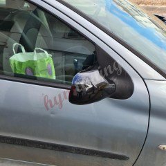 Citroen C3 MK1 Yarasa Ayna Kapağı Piano Black 2003 2010 yapıştırma Batman Kapak, ABS plastik