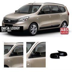 Dacia Lodgy Batman Yarasa Ayna Kapak, Parlak Siyah, 2012 2021, Lodgy Yarasa Ayna Kapak, Piano Black