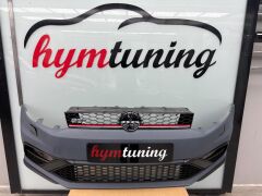 VOLKSWAGEN POLO 6R/6C GTI ÖN TAMPON VE PANJUR SETİ MAKYAJLI 2010-2017 uyumlu
