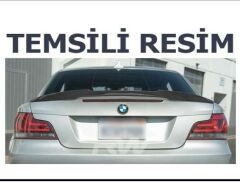 BMW 1 SERİSİ E82 YARASA SPOİLER 2007 2013 PARLAK SİYAH İTHAL PLASTİK
