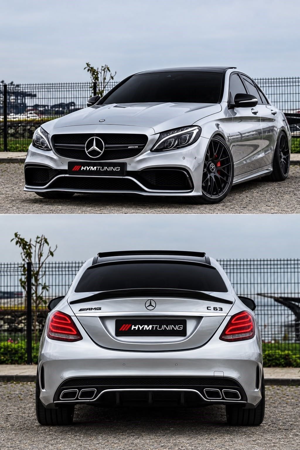 Mercedes C Serisi W205 C63 BodyKit ( MAKYAJLI VE MAKYAJSIZ KASA UYUMLU )