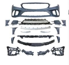 MERCEDES C SERİSİ W205 MAKYAJLI AMG ÖN TAMPON PANJURSUZ