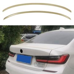 BMW 3 Serisi G20 Orjinal Tip İnce Spoiler 2020+ PARLAK SİYAH M3 BAGAJ ÜSTÜ İTHAL PLASTİK