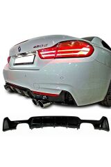 BMW 4 SERİSİ F32 F33 F36 PERFORMANS DİFÜZÖR - SAĞ SOL ÇİFTLİ 2014 2020 PARLAK SİYAH İTHAL ÜRÜN