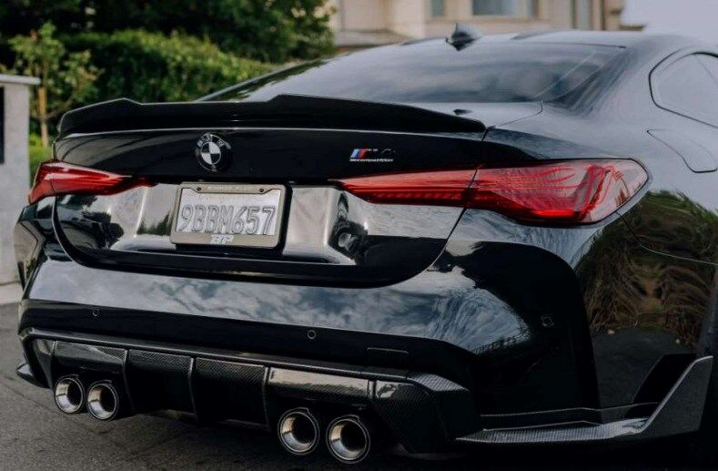 BMW 4 SERİSİ G22 COUPE PSM SPOYLER 2021+ PARLAK SİYAH