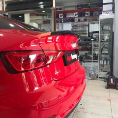 Audi A3 sedan Yarasa Spoyler Piano Black Parlak Siyah boyalı 2013 2020 a3 bagaj spoileri