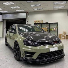 VW Golf 6 Yarasa Ayna Kapağı Piano Black, ABS Plastik, Sağ Sol Takım Parlak Siyah Batman Kapak