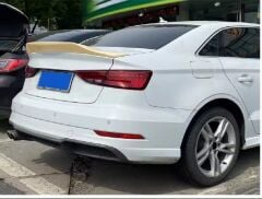 AUDİ A3 8V SEDAN SPOİLER PSM R-STYLE SPOİLER 2013 2020 PARLAK SİYAH