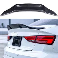 AUDİ A3 8V SEDAN SPOİLER PSM R-STYLE SPOİLER 2013 2020 PARLAK SİYAH