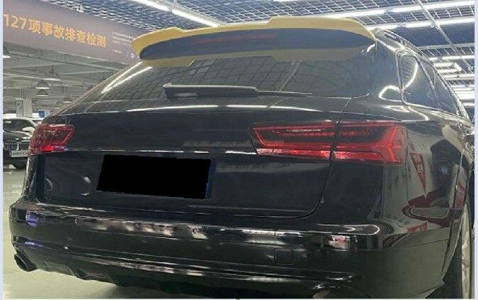 AUDİ A6 AVANT CAM ÜSTÜ SPOYLER 2011 2018 BOYASIZ İTHAL PLASTİK