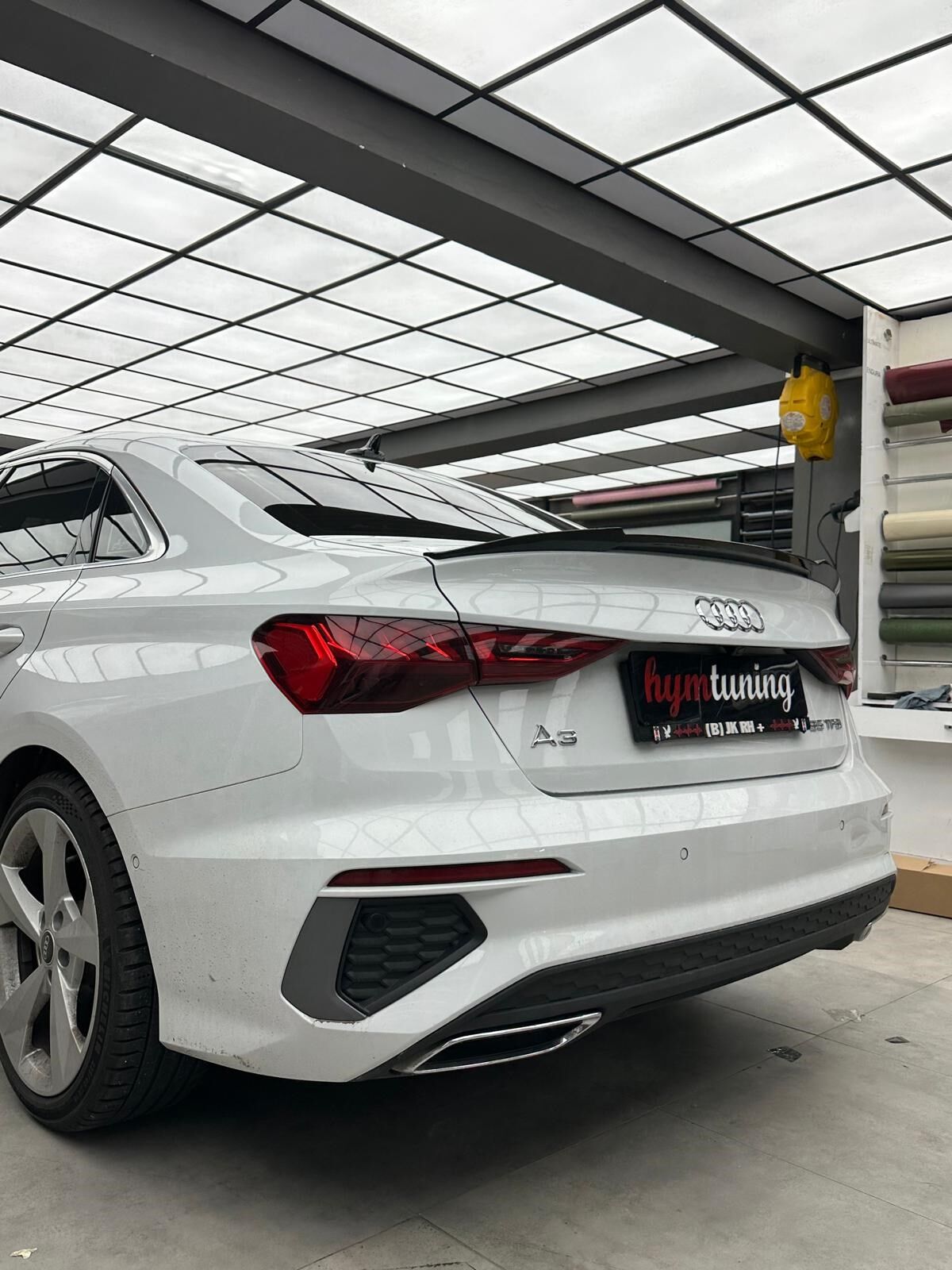 Audi a3 8y spoiler yarasa model rs3 spoiler 2021 2022 2023 2024 2025 sedan uyumlu