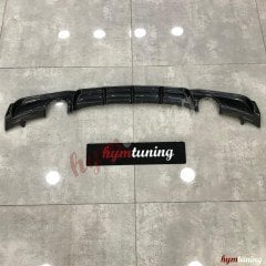 BMW F30 Difüzör, 3.35 Performans, Sağ Sol Tekli Çıkış, Piano Black, M Teknik Tampon