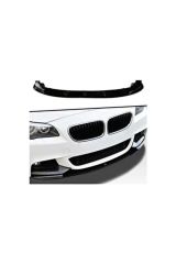 BMW 5 SERİSİ F10 ÖN LİP MTEK UYUMLU 3 PARÇA 2010 2017 PİANO BLACK
