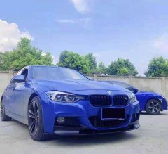 BMW 3 Serisi F30 Ön Lip Piano Black - 2 Parça, Parlak Siyah, İthal