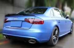 AUDİ A4 B8.5 SPOiLER 2012 2013 2014 2015 2016 RS4 SPOYLER YARASA MODEL PİANO BLACK 