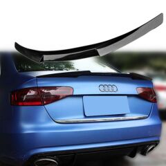 AUDİ A4 B8.5 SPOiLER 2012 2013 2014 2015 2016 RS4 SPOYLER YARASA MODEL PİANO BLACK 