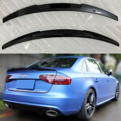 AUDİ A4 B8.5 SPOiLER 2012 2013 2014 2015 2016 RS4 SPOYLER YARASA MODEL PİANO BLACK 