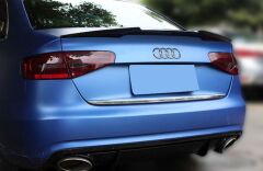 AUDİ A4 B8.5 SPOiLER 2012 2013 2014 2015 2016 RS4 SPOYLER YARASA MODEL PİANO BLACK 