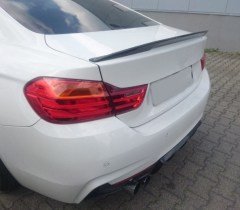 Bmw 4 Serisi F32 Coupe Performans Spoiler- Piano Black, 2 Kapı, 2013 2019 Spoyler Parlak Siyah