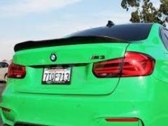 BMW F30 Psm Spoiler Boyasız, ABS Plastik İthal,  BAGAJ SPOİLER, 2012 2017 UYUMLU