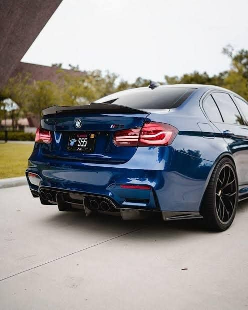 BMW F30 Psm Spoiler Boyasız, ABS Plastik İthal,  BAGAJ SPOİLER, 2012 2017 UYUMLU