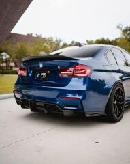 BMW F30 Psm Spoiler Boyasız, ABS Plastik İthal,  BAGAJ SPOİLER, 2012 2017 UYUMLU
