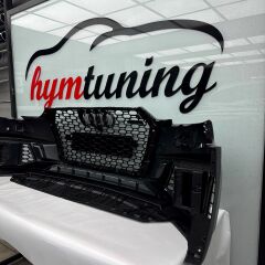 AUDİ A4 B9 RS4 ÖN TAMPON PANJUR SETİ 2016 2017 2018 2019 2020 UYUMLU A4 TAMPON ( SİS YUVASIZ MODEL )