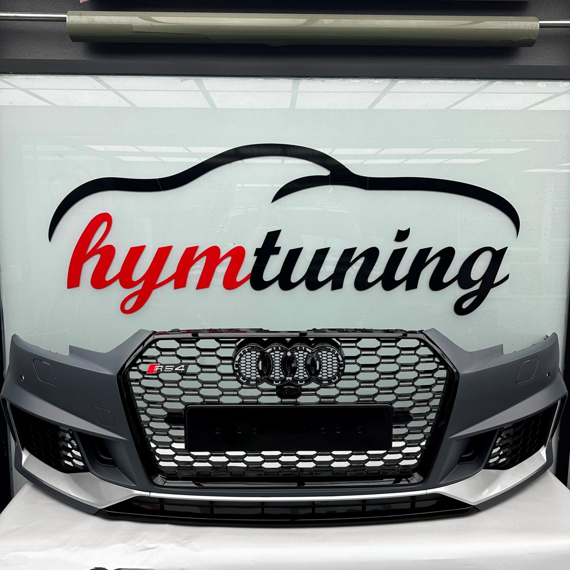 AUDİ A4 B9 RS4 ÖN TAMPON PANJUR SETİ 2016 2017 2018 2019 2020 UYUMLU A4 TAMPON ( SİS YUVASIZ MODEL )