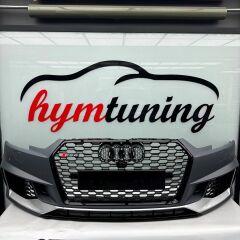 AUDİ A4 B9 RS4 ÖN TAMPON PANJUR SETİ 2016 2017 2018 2019 2020 UYUMLU A4 TAMPON ( SİS YUVASIZ MODEL )