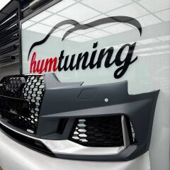 AUDİ A4 B9 RS4 ÖN TAMPON PANJUR SETİ 2016 2017 2018 2019 2020 UYUMLU A4 TAMPON ( SİS YUVASIZ MODEL )