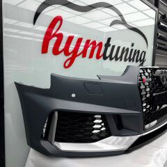 AUDİ A4 B9 RS4 ÖN TAMPON PANJUR SETİ 2016 2017 2018 2019 2020 UYUMLU A4 TAMPON ( SİS YUVASIZ MODEL )