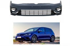 VW Golf 7.5 R Ön Tampon, R ÖN BODYKİT FULL SET + PANJUR, 2018 2021 UYUMLU