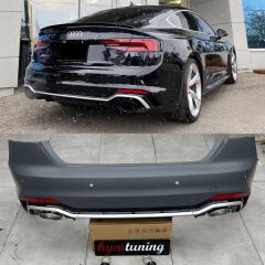 AUDİ A5 F5 RS5 ARKA TAMPON DİFÜZÖR EGZOZ SETİ 2016 2017 2018 2019 A5 ARKA TAMPON