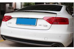 AUDİ A5 8T SPORTBACK S5 SPOYLER 2008 2009 2010 2011 2012 A5 SPOİLER PARLAK SİYAH BOYALI