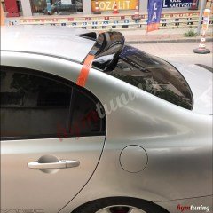Honda Civic Sedan 2007-2012 Fd6 Cam Üstü Spoiler. Parlak Siyah Piano Black Roof Spoyler
