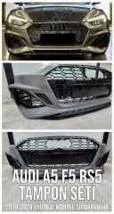 AUDİ A5 RS5 ÖN TAMPON PANJUR SETİ / MAKYAJLI 2021 2022 2023 A5 TAMPON