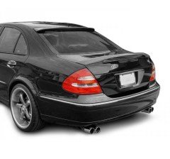 Mercedes W211 E Serisi Cam Üstü Spoiler Piano Black Spoyler 2000 2008
