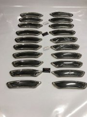 VW Passat Difüzör Kromu, Paslanmaz Çelik 2015 2018 Uyumlu