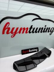 AUDİ A6 AVANT SPOYLER 2011 - 2018 PARLAK SİYAH BOYALI İTHAL PLASTİK A6 RS6 SPOİLER