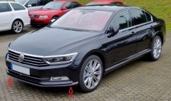 VW Passat B8 Ön Tampon Çıtası 3 Parça Krom Set, Paslanmaz Çelik 2015 2018 Uyumlu
