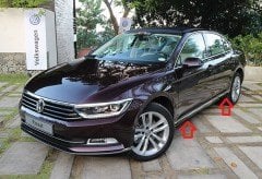 VW Passat B8 Krom Yan Kapı Çıtası 8 Parça , Paslanmaz Çelik 2015 2021 Uyumlu