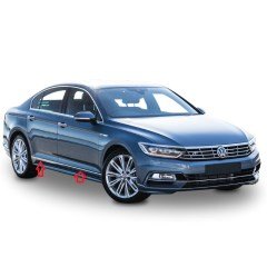 VW Passat B8 Krom Yan Kapı Çıtası 8 Parça , Paslanmaz Çelik 2015 2021 Uyumlu