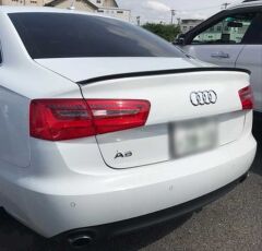 AUDİ A6 C7 S6 SPOYLER 2012 2017 UYUMLU BOYASIZ A6 SPOİLER