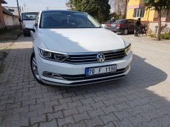VW Passat B8 Sis Farı Çerçevesi, 2 Parça Paslanmaz Çelik Krom, 2015 2018 Uyumlu