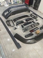 VW Passat B8 Rline Bodykit Seti Ön Tampon Difüzör Marşpiyel, 2015 2018 Uyumlu